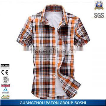 Wholesale Clothing Latest Men's Plaid Casual Shirts Of Pictures With Good Price photo-6