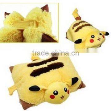 Walson Instyles Copyright Pikachu Pokemon Transforming Pillow Soft Nintendo Cushion Kids Rare Pikachu Toy photo-2