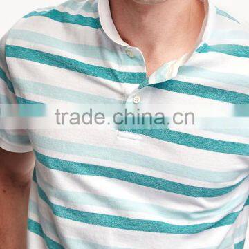 Hot Sale Polo Shirt Cotton Shortsleeve Striped Polo Shirt For Men photo-6