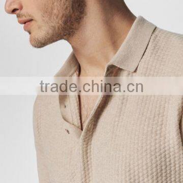 2017 Custom Made Cashmere Knitted Polo Neck Sweater for Men photo-4