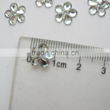 High Quality Sew on Acrylic Rhinestone Acrylic Crystal Flower for Garment photo-3