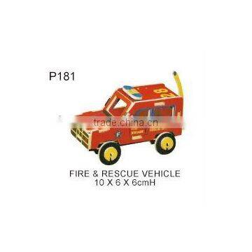P181 COLORED WOODEN PUZZLE