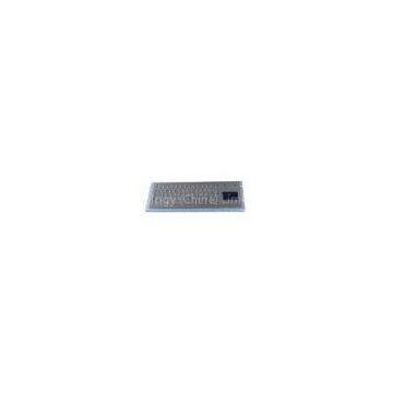 Stainless Steel Industrial Mini Keyboard With Ruggedized Touchpad