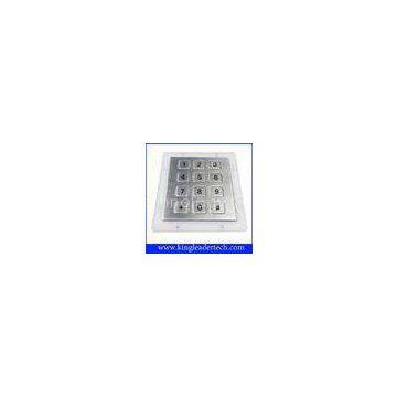 Rugged 12 short-travel keys metal numeric keypad MKP92-12F