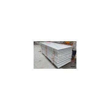 White Composite Acrylic Solid Surface Stone Resin Slabs Brick Wall