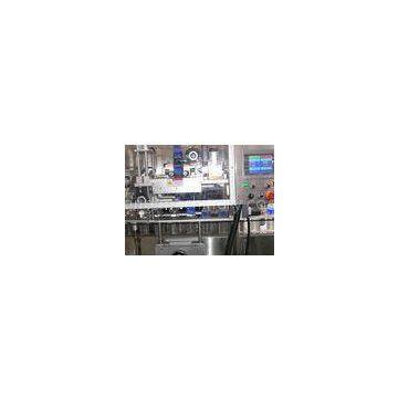 Electric 6kw Sticker Labeling Machine , Linear Hot Melt Opp Label Machine
