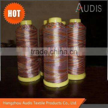 factory price! multicolor 100% rayon viscose embroidery thread 120D/2