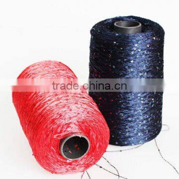 1kg/cone Dacron PET Sequin Yarn