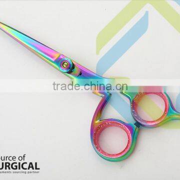 New hot Professional Salon barber Shears / multicolor hair scissor