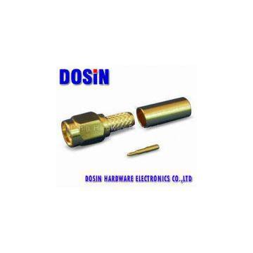 sma male plug solder Straight attachment .141\