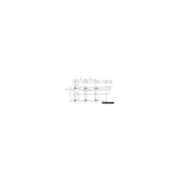 WD120 Welded Steel Drag Chain