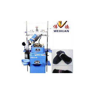 Weihuan (WH) Computeried Single Cylinder Plain Two Colour Elastic Socks Knitting Machine Ship Socks (3D boat socks) Wh-6f-R