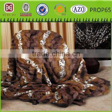 100% Polyester super soft PV fleece blanket and throw,faux fur blanket