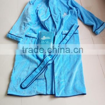 100% cotton super soft and cheap coral fleece male female bathrobe