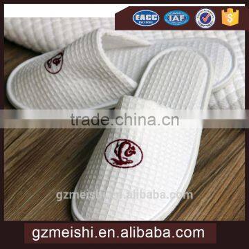 SGS manufacturer High end lady waffle slipper hotel slipper