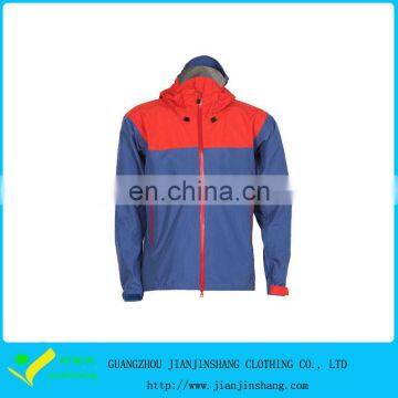 2015 New Arrival 100% Nylon Contrast Color Long Sleeve Sports Jackets