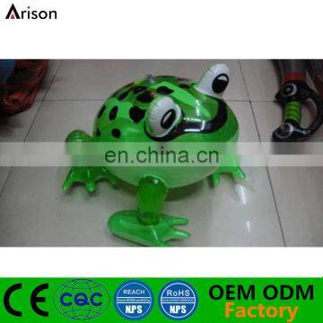 Inflatable lifelike cartoon frog toy inflatable animal frog for advertising gifts