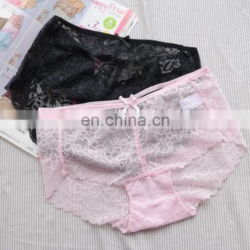 New Arrival Elegant Transparent Girls Sexy Lace Underwear