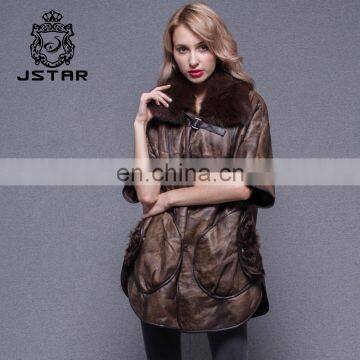 2018 New Fashion Normal For Women Shearling Lamb Fur Jacket