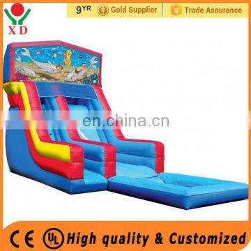 Best price PVC trampoline Blow Up Inflatable Slide for kids