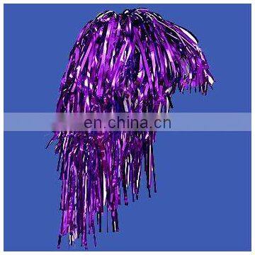 Adults or Childs Economy purple Foil Tinsel Costume Wig