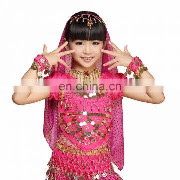 BestDance kids bellydance wear bra top tribal belly dance wear bra top sequin bra top OEM