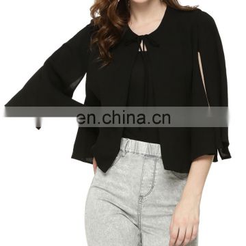 Beautiful Front Tie Cape Jacket for women