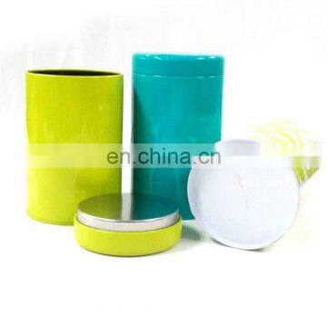 round tin can for food canning