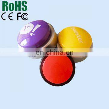 Programmable Sound Button Recording Advertisement Message for Promotion customized button buzzer