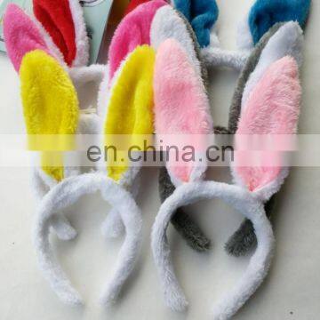 rabbit ears hair band for christmas hair accessories party favor festival decoration christmas rabbit ear headband for children