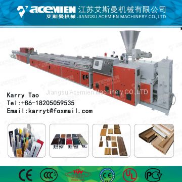 WPC Window/Decking/Ceiling/Baseboard/Concrete/Building Profile production line