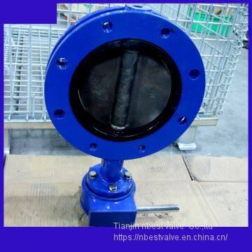 U Type Double Flange Connection Butterfly Valve 1.4529disc photo-4