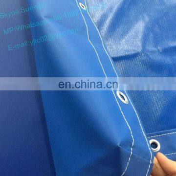 520gsm Blue Tarps Widely Used for Trailer Cover,truck Cover photo-5