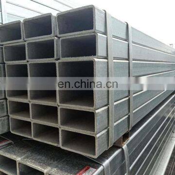 25x75mm Pre galvanized rectangular tube/GI steel tube