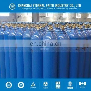 WP150bar and TP250bar seamless steel oxygen gas cylinder for diving