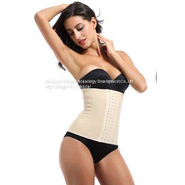 2019 High Quality Customized Logo Neoprene Waist Trainer Breathable Womens Body Corset Waist Shaper photo-2