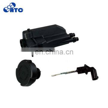 High quality Coolant Recovery Reservoir Expansion Tank + Cap + Sensor For BMW E39 OE#: 17111436381 / 1436381 / 17 11 1 436 381