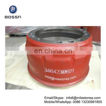 Truck parts casting brake drum 3464230601