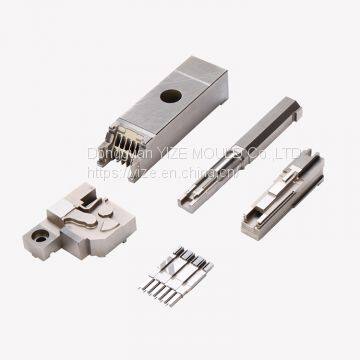 Precision plastic mold components precision connector mold components supply