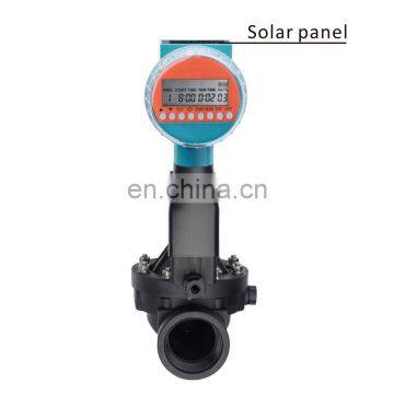 3V solar Panel 1" waterproof drip irrigation system automatic agricultural solenoid valve with water timer