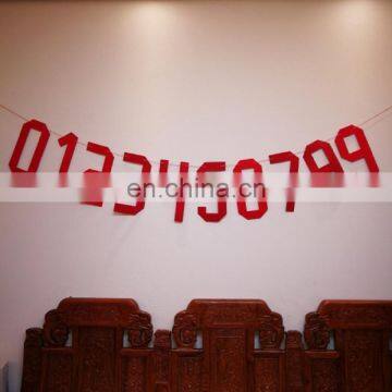 New Design 2020 Happy Birthday Felt Bunting Flag photo-3