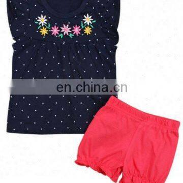 Fashion children girls cheap clothing toddler clothes 2018 baby sets