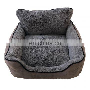 New Product Luxury Warm Pet Sofa Dog Beds with Washable Cover