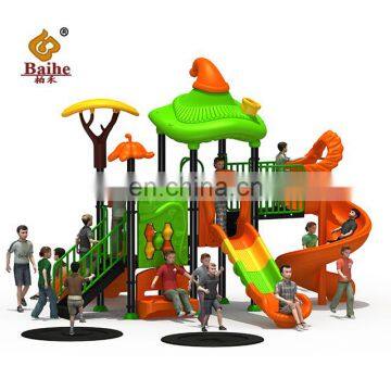 Amusement Park Attractive Garden Playground Equipment Children Outdoor Plastic Slides