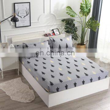 Wholesale 2020 New Design Multi Size Printed Non Slip Single Queen King Bed Mattress Protector Fitted Bed Sheets for Adult photo-6