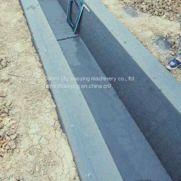 Cast-in-place Channel Forming Machine Highway Side Ditch Channel Sliding Form Machine Self-propelled U-shaped Channel Repairing Machine photo-4
