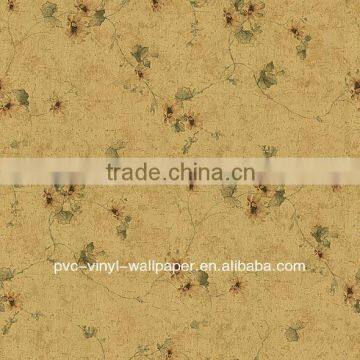 pvc interior decorative fashion floral wallpaper baie de vinil perete de hartie