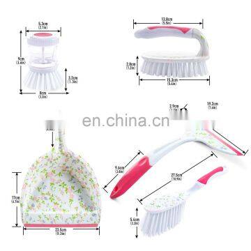 Masthome Printed Clean Set Kitchen Dish Washing Brush With Soap Dispenser photo-2