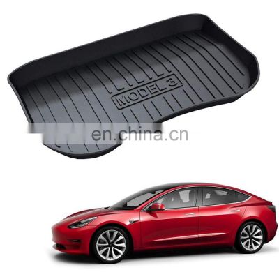 2021 3D Frunk Mat  for Tesla model 3 All Weather Trunk Mat for Model 3  Non-Skid Rubber Cargo Liners for Tesla 2017-2020