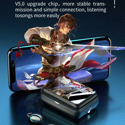 TWS Wireless Headsets Large Capacity Charging Box Bluetooth-compatible Earphones Sport Waterproof With Touch Control photo-4